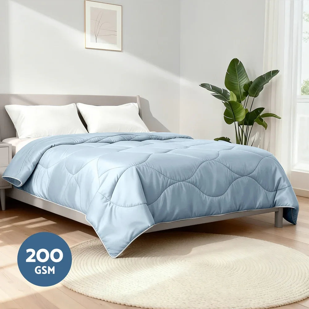 Giselle Tencel Quilt 200GSM Summer Quilts Comforter Doona Light Weight Soft Throw Blanket Double - Mekamart Australia