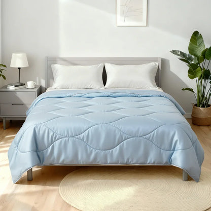 Giselle Tencel Quilt 200GSM Summer Quilts Comforter Doona Light Weight Soft Throw Blanket Queen - Mekamart Australia