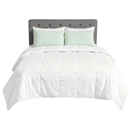 Giselle Bedding 200GSM Bamboo Quilt Summer Quilts All Season Doona Duvet Lightweight Queen - Mekamart Australia