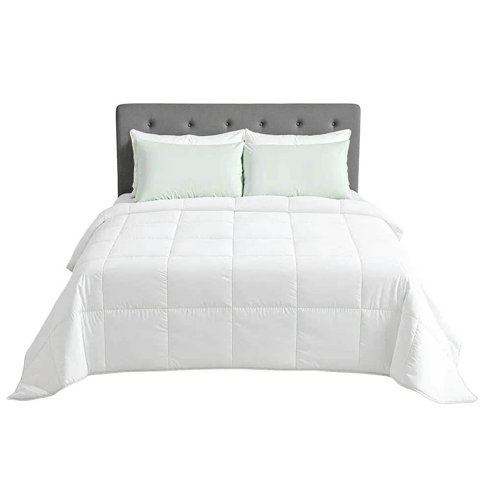 Giselle Bedding 200GSM Bamboo Quilt Summer Quilts All Season Doona Duvet Lightweight Super King - Mekamart Australia