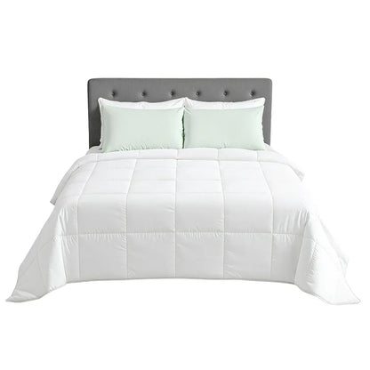 Giselle Bedding 200GSM Bamboo Quilt Summer Quilts All Season Doona Duvet Lightweight Super King - Mekamart Australia