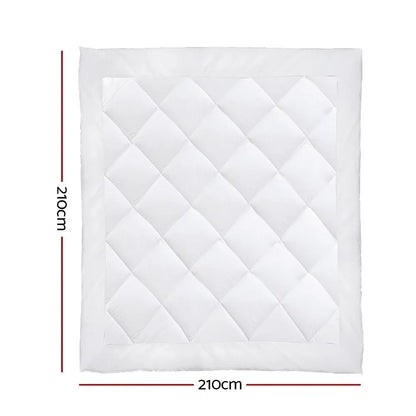 Giselle Bedding 400GSM Microfibre Bamboo Quilt Queen - Mekamart Australia