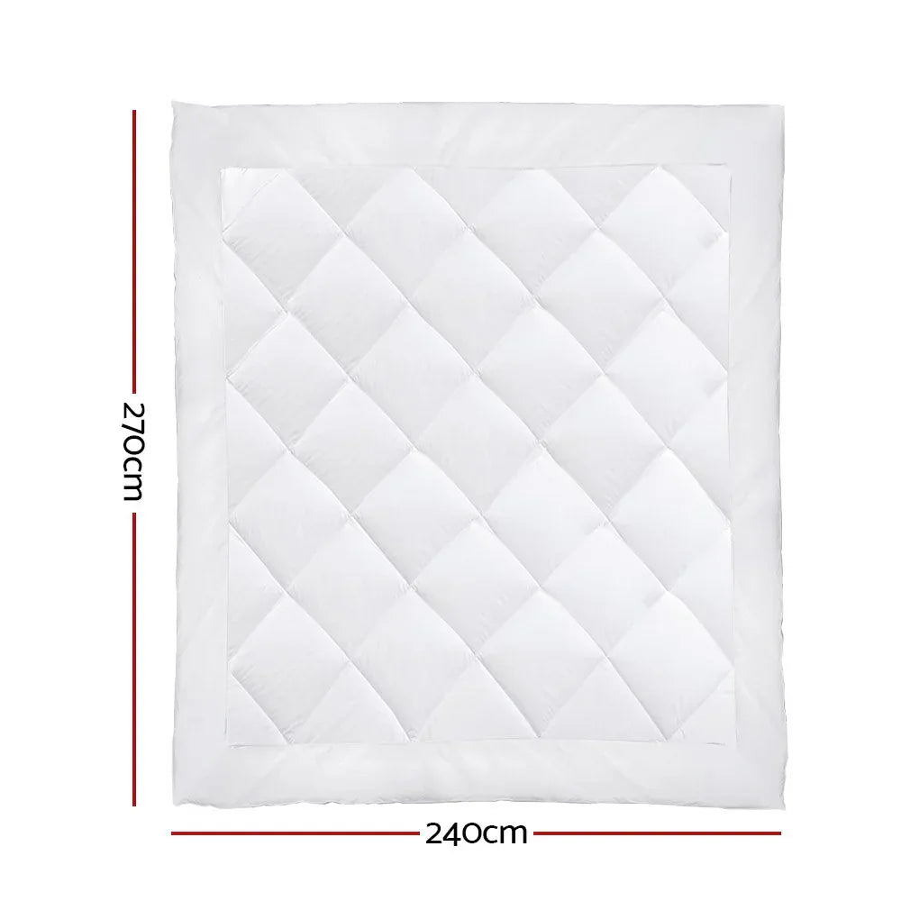 Giselle Bedding 400GSM Microfibre Bamboo Quilt Super King - Mekamart Australia