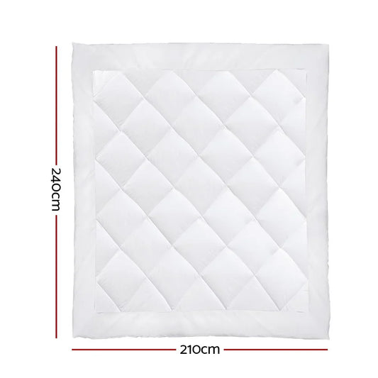 Giselle Bedding 700GSM Microfibre Bamboo Quilt King - Mekamart Australia