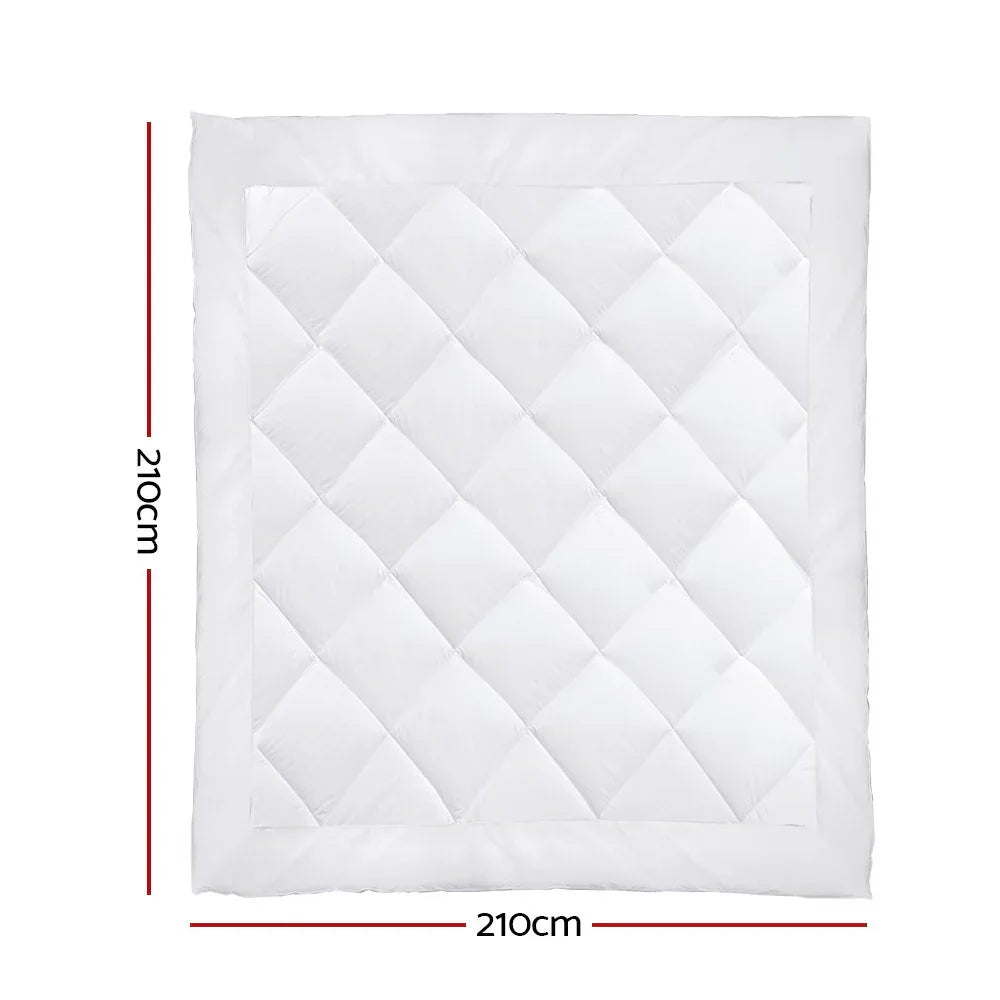 Giselle Bedding 700GSM Microfibre Bamboo Quilt Queen - Mekamart Australia