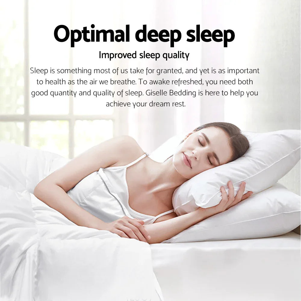 Giselle Bedding 700GSM Duck Down Feather Quilt Duvet Doona Winter Blanket Double - Mekamart Australia