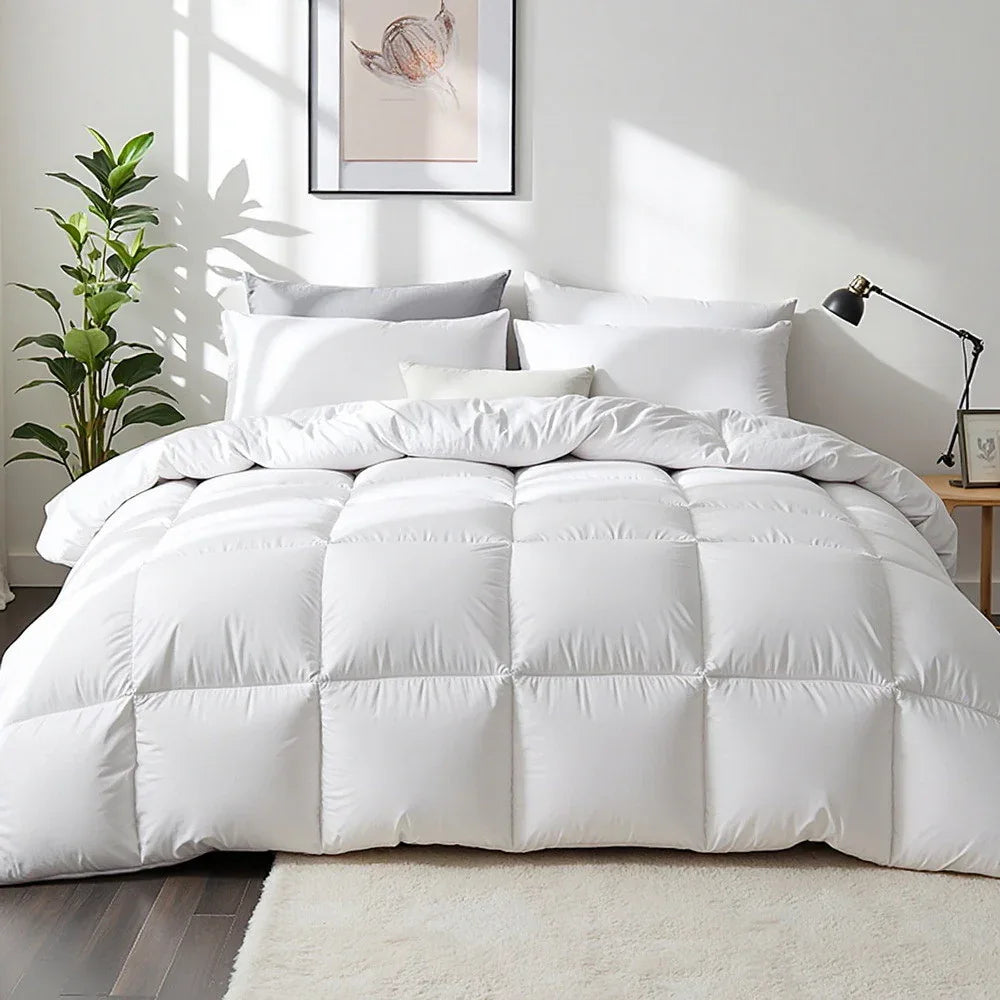 Giselle Bedding 700GSM Duck Down Feather Quilt Duvet Doona Winter Blanket Double - Mekamart Australia