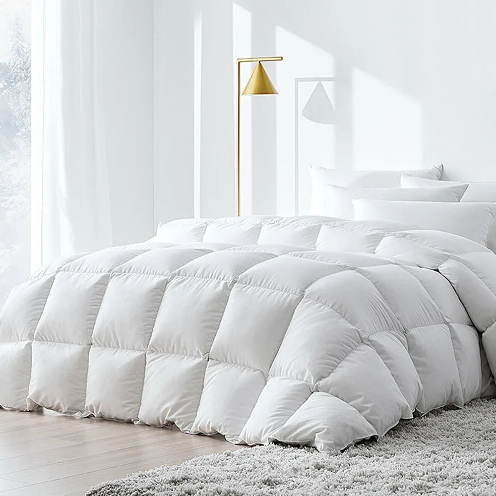 Giselle Bedding 500GSM Duck Down Feather Quilt King - Mekamart Australia