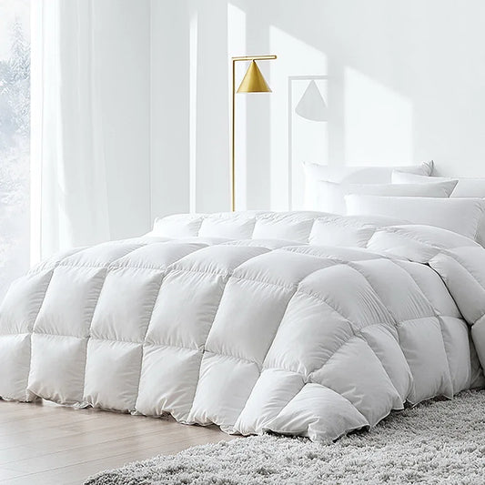 Giselle Bedding 500GSM Duck Down Feather Quilt King - Mekamart Australia