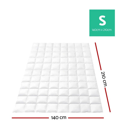 Giselle Bedding 700GSM Goose Down Feather Quilt Single - Mekamart Australia