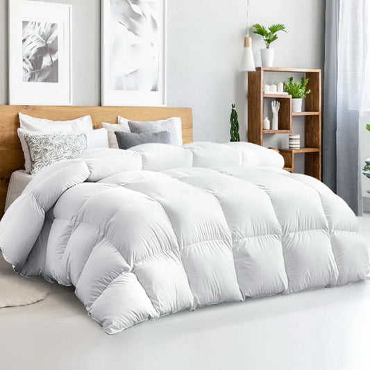 Giselle Bedding 500GSM Goose Down Feather Quilt King - Mekamart Australia