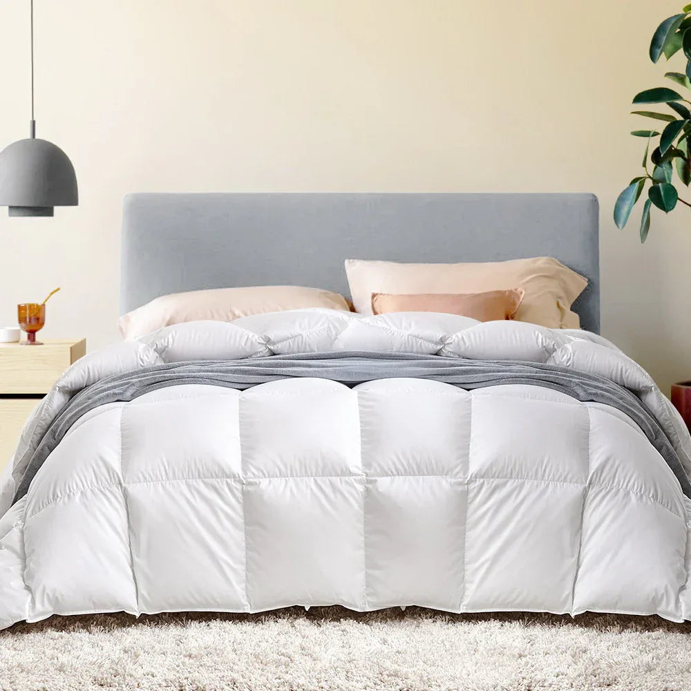 Giselle Bedding 500GSM Goose Down Feather Quilt King - Mekamart Australia
