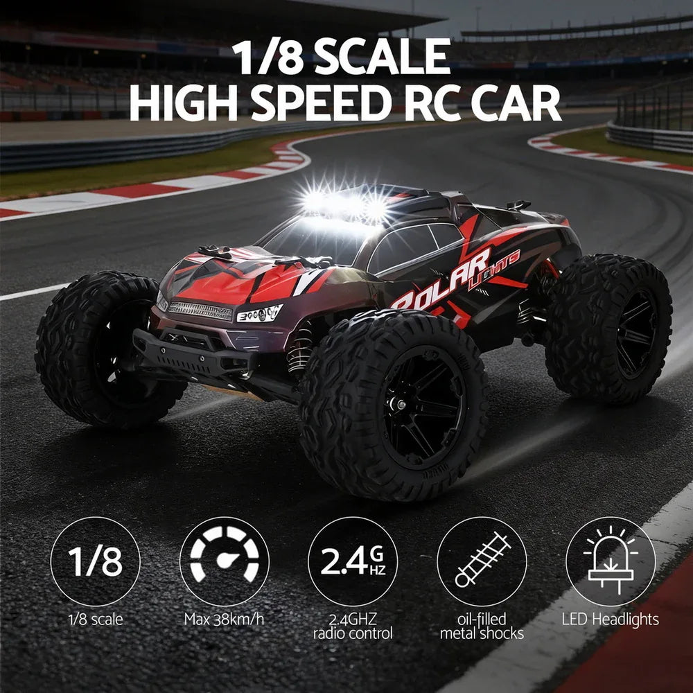 Keezi Kids Remote Control Car Off-Road Truck with Lights Electric Vehicle Toys - Mekamart Australia