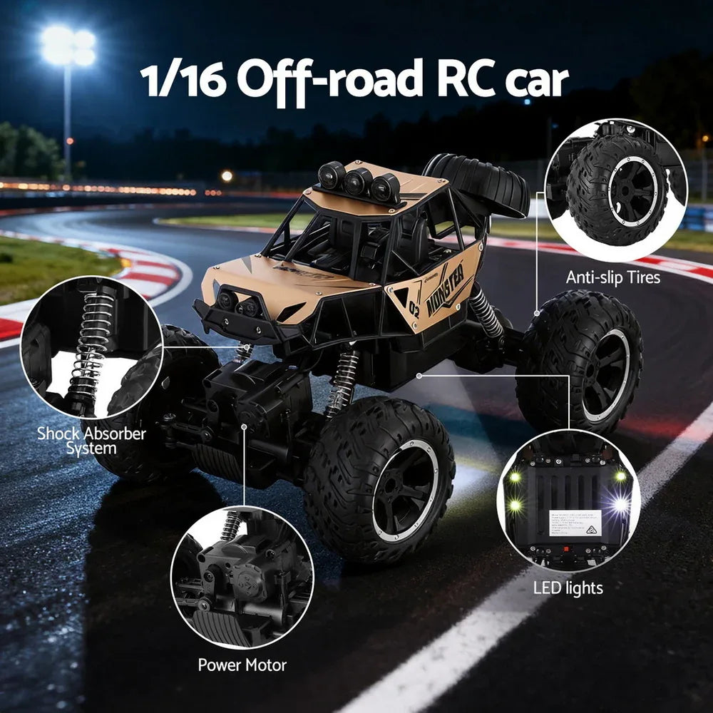 Keezi Kids Remote Control Car 5KM/H Off-Road Truck Electric Vehicle Outdoor Toys - Mekamart Australia