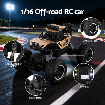 Keezi Kids Remote Control Car 5KM/H Off-Road Truck Electric Vehicle Outdoor Toys - Mekamart Australia