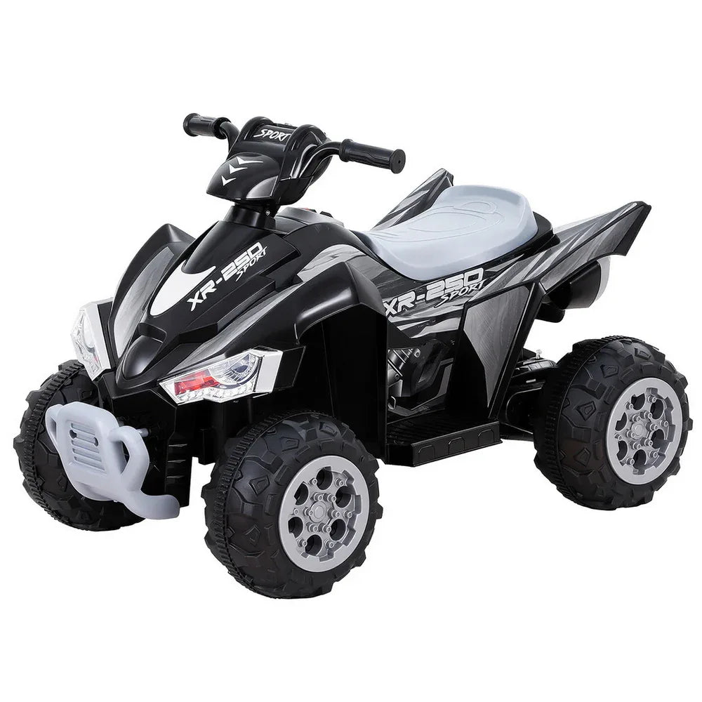 Rigo Kids Ride On Car ATV Quad Motorbike Electric Outdoor Toys 12V Black - Mekamart Australia
