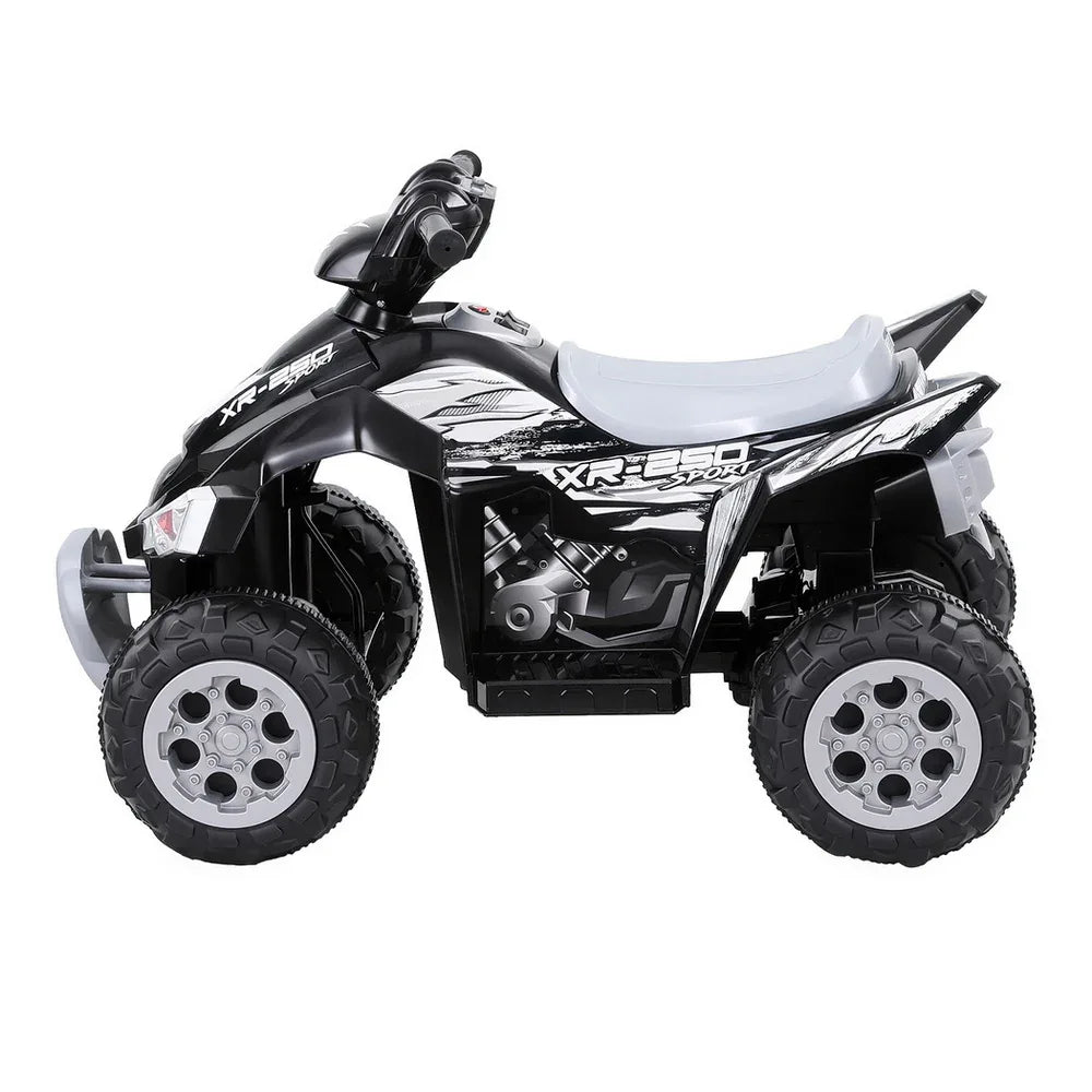 Rigo Kids Ride On Car ATV Quad Motorbike Electric Outdoor Toys 12V Black - Mekamart Australia