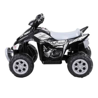 Rigo Kids Ride On Car ATV Quad Motorbike Electric Outdoor Toys 12V Black - Mekamart Australia