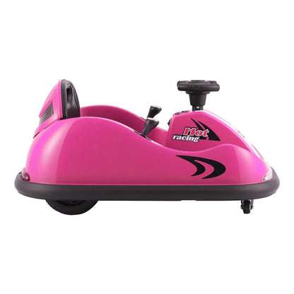 Rigo Kids Ride On Car Bumper Kart 6V Electric Toys Cars Remote Control Pink - Mekamart Australia