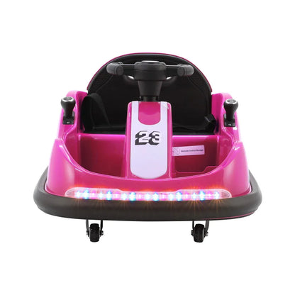 Rigo Kids Ride On Car Bumper Kart 6V Electric Toys Cars Remote Control Pink - Mekamart Australia