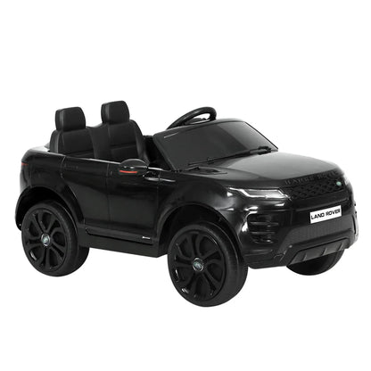 Kids Electric Ride On Car Land Rover Licensed Toy Cars Remote 12V Battery Black - Mekamart Australia