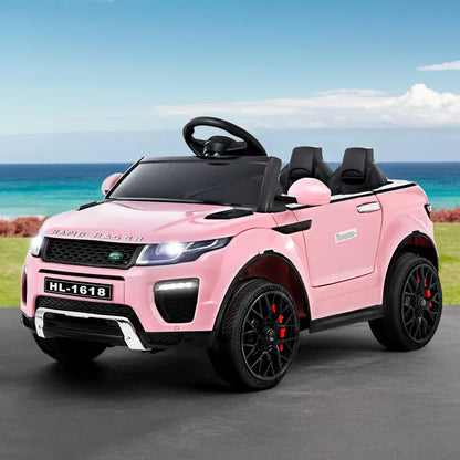 Rigo Kids Electric Ride On Car Range Rover-inspired Toy Cars Remote 12V Pink - Mekamart Australia