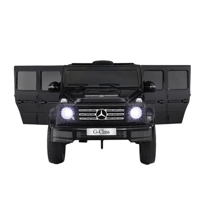 Kids Ride On Car Licensed Mercedes-Benz G500 Electric Toys Horn Remote 12V Black - Mekamart Australia