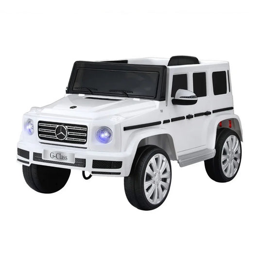 Kids Ride On Car Licensed G500 Electric Toys Horn Remote 12V White - Mekamart Australia