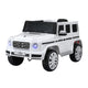Kids Ride On Car Licensed G500 Electric Toys Horn Remote 12V White - Mekamart Australia