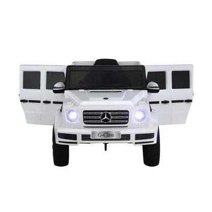 Kids Ride On Car Licensed G500 Electric Toys Horn Remote 12V White - Mekamart Australia