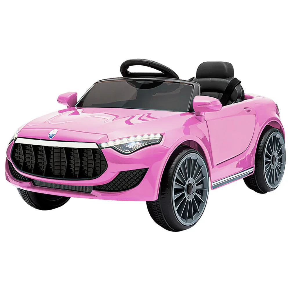 Rigo Kids Electric Ride On Car Toys Cars Headlight Music Remote Control 12V Pink - Mekamart Australia