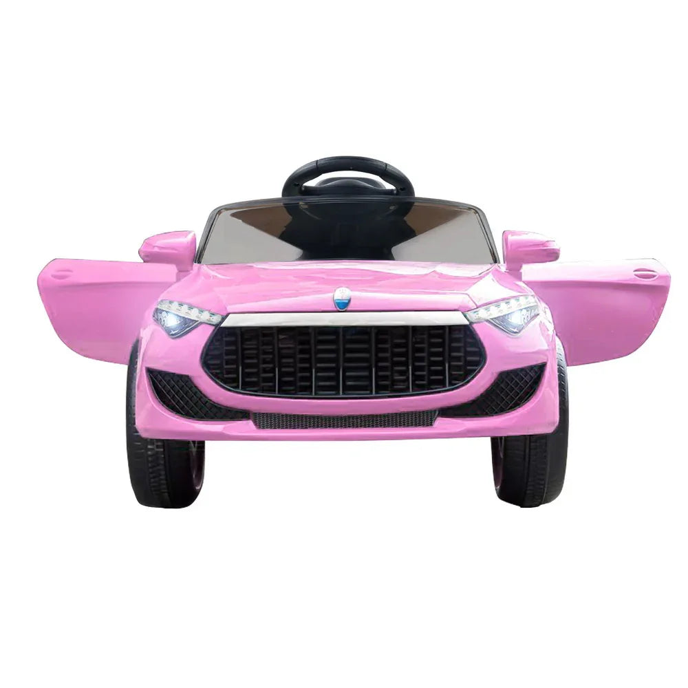 Rigo Kids Electric Ride On Car Toys Cars Headlight Music Remote Control 12V Pink - Mekamart Australia
