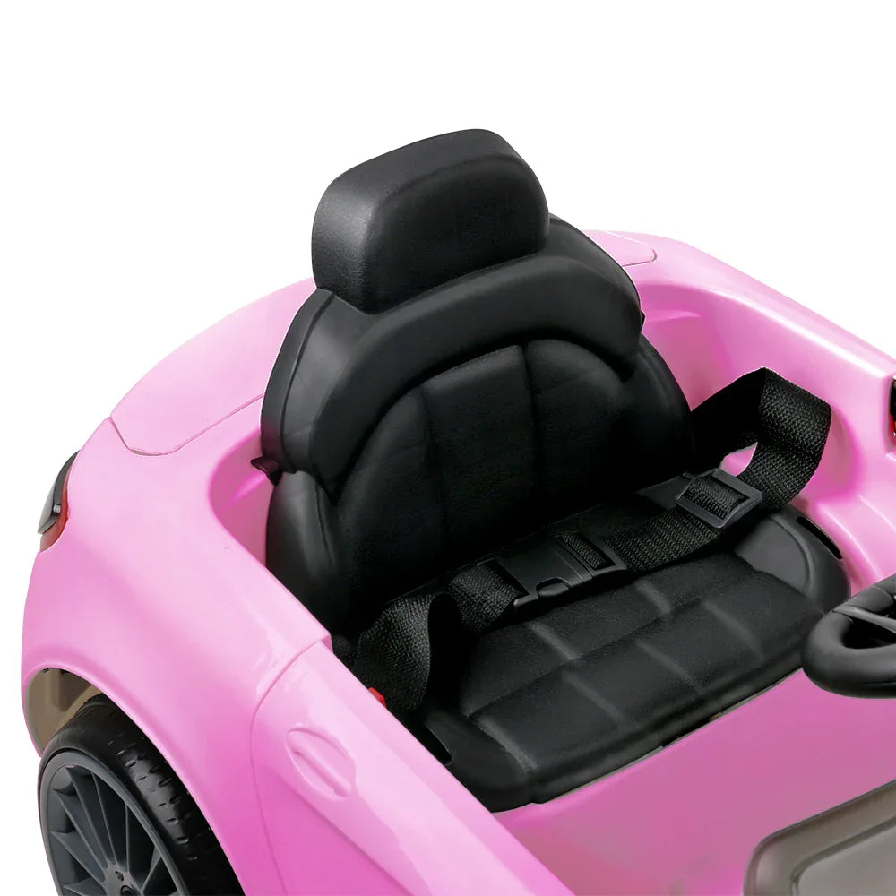 Rigo Kids Electric Ride On Car Toys Cars Headlight Music Remote Control 12V Pink - Mekamart Australia