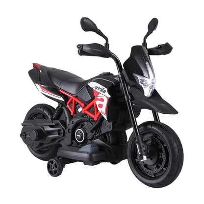 Kids Electric Ride On Car Motorcycle Motorbike Aprilia Licensed Dorsoduro 900 - Mekamart Australia
