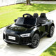 Kids Ride On Car Audi R8 Licensed Sports Electric Toy Cars Black - Mekamart Australia