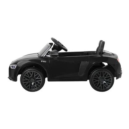 Kids Ride On Car Audi R8 Licensed Sports Electric Toy Cars Black - Mekamart Australia