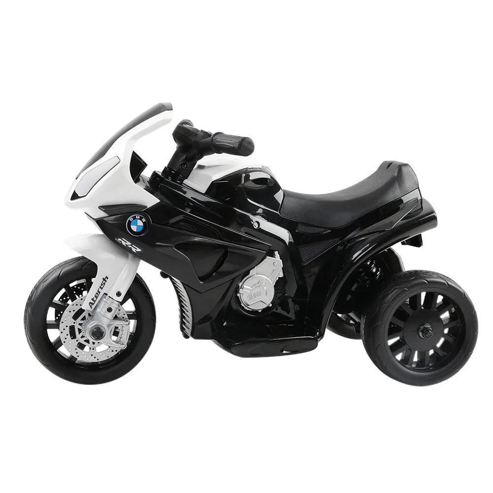 Kids Ride On Car Electric Ride On Cars Motorcycle Motorbike BMW Licensed S1000RR Black - Mekamart Australia