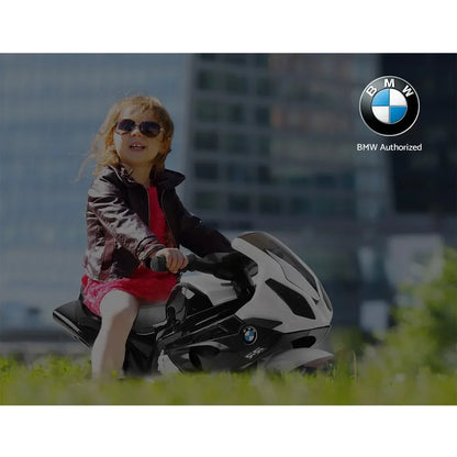 Kids Ride On Car Electric Ride On Cars Motorcycle Motorbike BMW Licensed S1000RR Black - Mekamart Australia