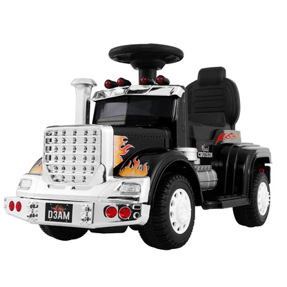 Rigo Kids Electric Ride On Car Truck Motorcycle Motorbike Toy Cars 6V Black - Mekamart Australia