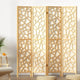 Artiss 4 Panel Room Divider Screen 162x170cm Clover Natural - Mekamart Australia
