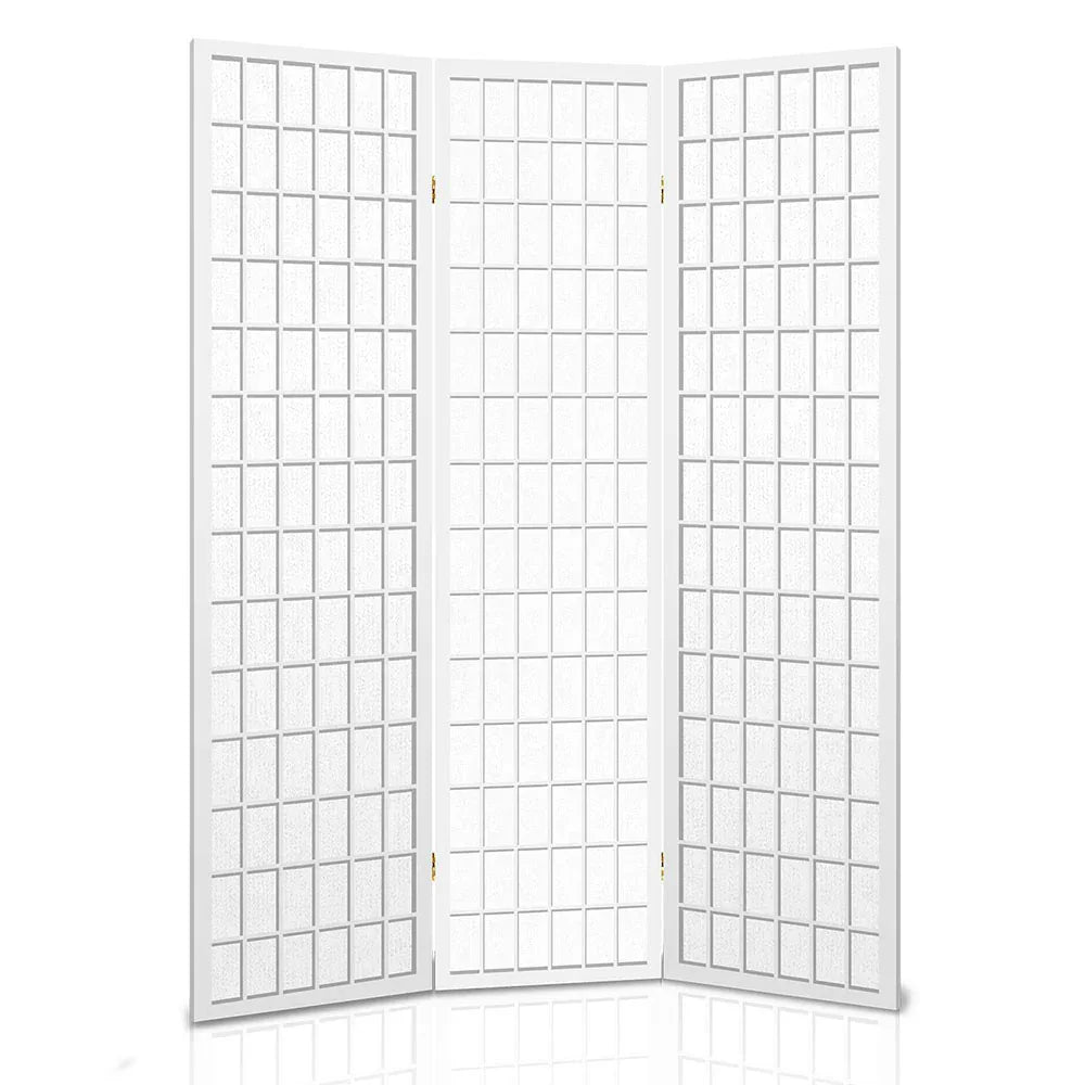 Artiss 3 Panel Room Divider Screen 131x179cm White - Mekamart Australia