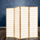 Artiss 6 Panel Room Divider Screen 261x179cm Natural - Mekamart Australia