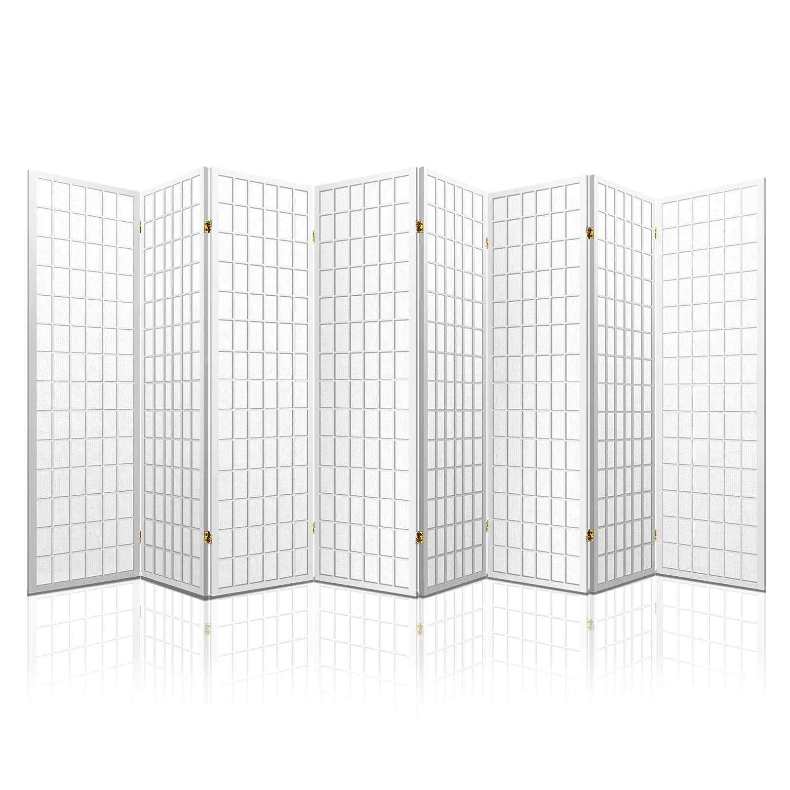 Artiss 8 Panel Room Divider Screen 348x179cm White - Mekamart Australia