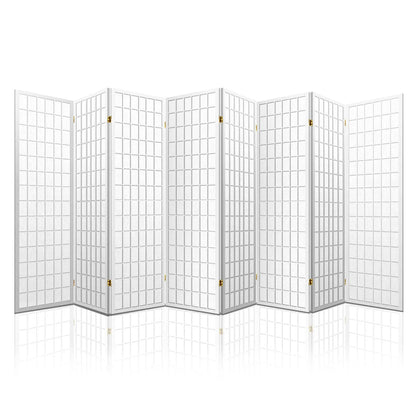 Artiss 8 Panel Room Divider Screen 348x179cm White - Mekamart Australia