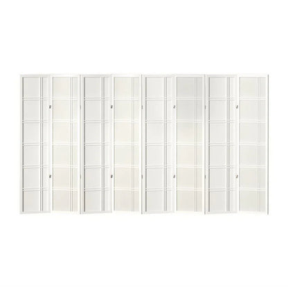 Artiss 8 Panel Room Divider Screen 353x179cm Nova White - Mekamart Australia