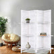 Artiss 4 Panel Room Divider Screen 163x170cm Shelf White - Mekamart Australia