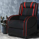 Artiss Recliner Chair Gaming Chair Leather Black Serik - Mekamart Australia