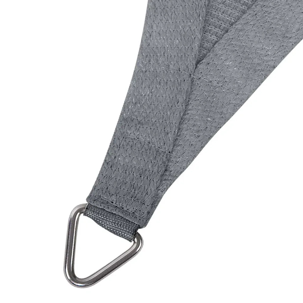 Instahut Shade Sail 3x3m Square 280GSM 98% Grey Shade Cloth - Mekamart Australia