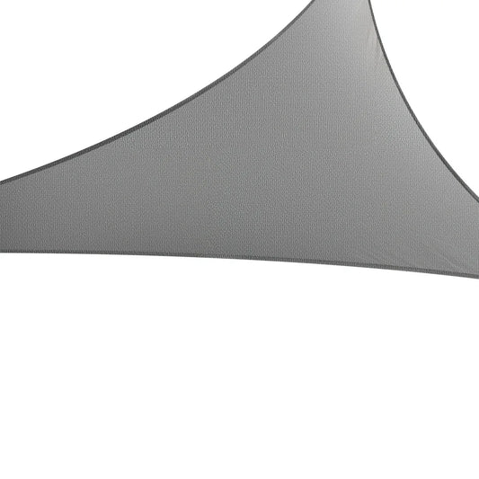 Instahut Shade Sail Cloth Shadecloth Canopy Triangle 280gsm 5x5x7.1m - Mekamart Australia