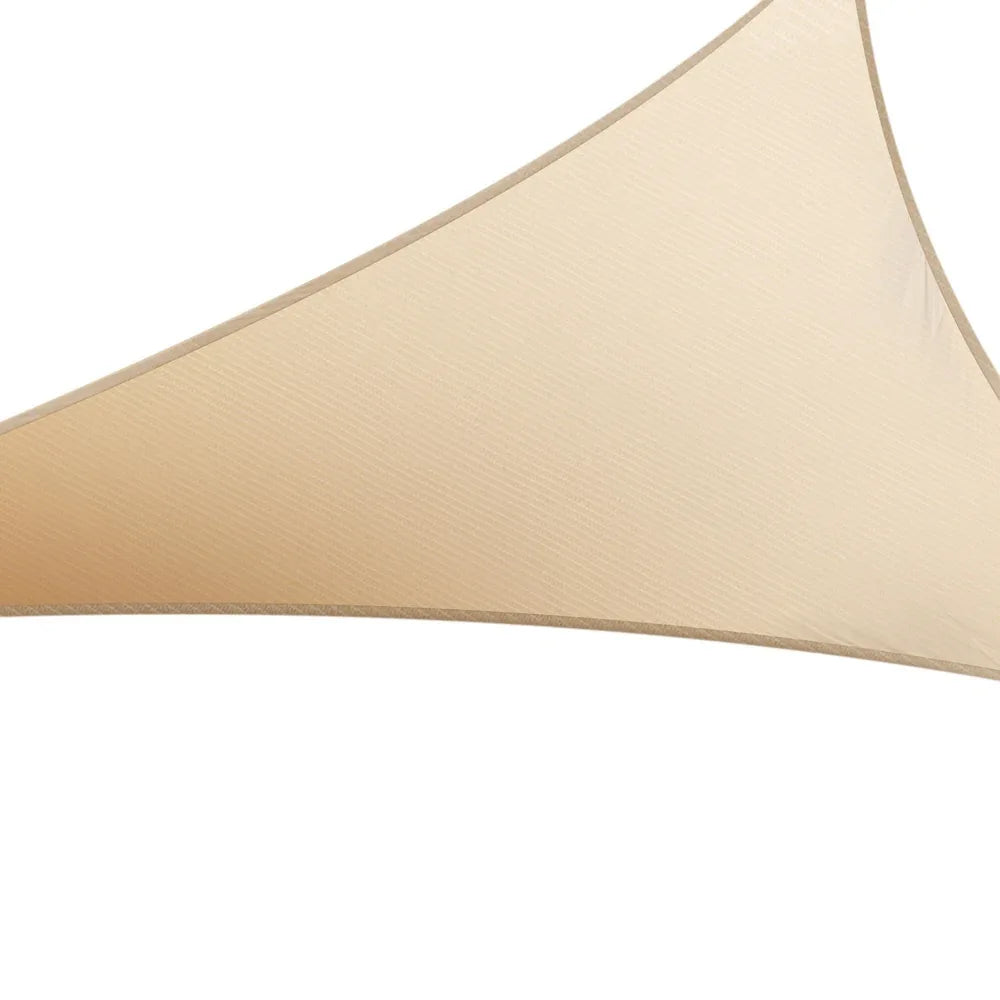 Instahut Shade Sail Cloth Shadecloth Triangle Sun Canopy 6.1x6.1x6.1M - Mekamart Australia
